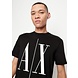 ARMANI EXCHANGE ICON LOGO REGULAR FIT T-SHIRT - BLACK ARMANI EXCHANGE ICON LOGO REGULAR FIT T-SHIRT - BLACK