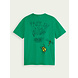 SCOTCH & SODA Washed artwork tee Amazon Green SCOTCH & SODA Washed artwork tee Amazon Green
