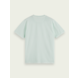 SCOTCH & SODA Garment dye logo embroidery tee light green SCOTCH & SODA Garment dye logo embroidery tee light green