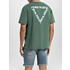PUREWHITE Tshirt with small logo at side and big back embroidery - forest green PUREWHITE Tshirt with small logo at side and big back embroidery - forest green