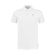 PUREWHITE Polo with button placket and small print on chest white PUREWHITE Polo with button placket and small print on chest white