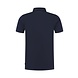 PUREWHITE Polo with button placket and small print on chest navy PUREWHITE Polo with button placket and small print on chest navy