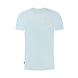 BALLIN AMSTERDAM Tshirt with pocket on chest and back print - Light Blue BALLIN AMSTERDAM Tshirt with pocket on chest and back print - Light Blue