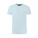 BALLIN AMSTERDAM Tshirt with pocket on chest and back print - Light Blue BALLIN AMSTERDAM Tshirt with pocket on chest and back print - Light Blue