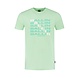 BALLIN AMSTERDAM Tshirt with front print - Mint BALLIN AMSTERDAM Tshirt with front print - Mint