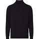 CALVIN KLEIN Tencel-blend moch neck sweater - black CALVIN KLEIN Tencel-blend moch neck sweater - black