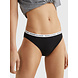 TOMMY HILFIGER Set van 3 slips met logotaille - Zwart TOMMY HILFIGER Set van 3 slips met logotaille - Zwart