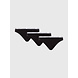 TOMMY HILFIGER Set van 3 slips met logotaille - Zwart TOMMY HILFIGER Set van 3 slips met logotaille - Zwart