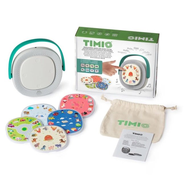 TIMIO player + 5 discs