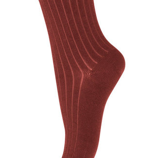 MP Denmark wool rib socks hot chocolate