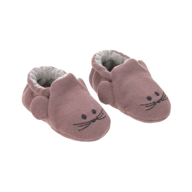 LÄSSIG baby shoes gots, one size mouse
