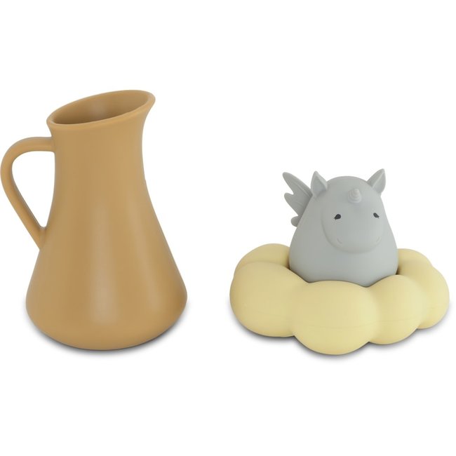 KONGES SLOJD silicone bath toys unicorn almond