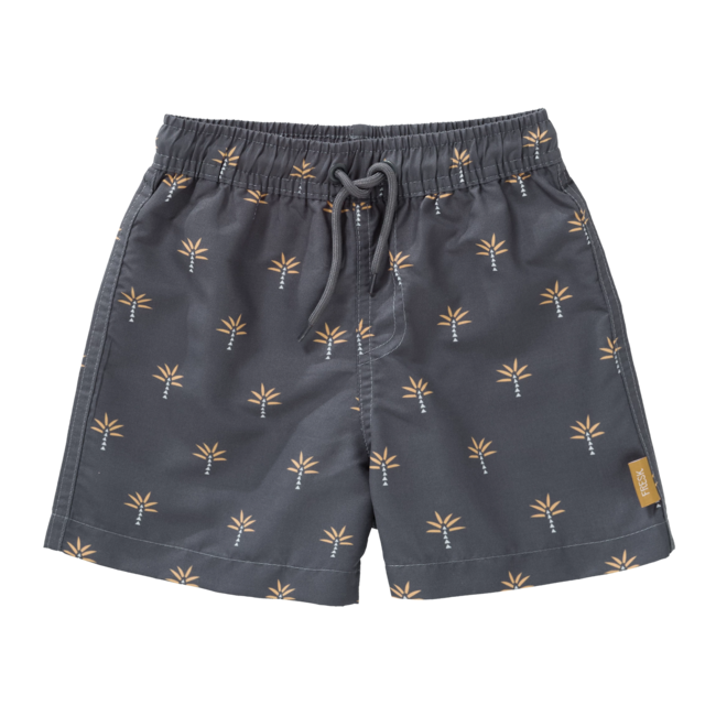 FRESK UV shorts boys palmtree steel gray