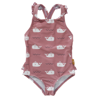 FRESK UV tanksuit girls whale ash rose