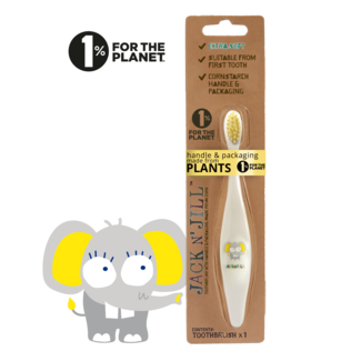 JACK N' JILL bio toothbrush elephant