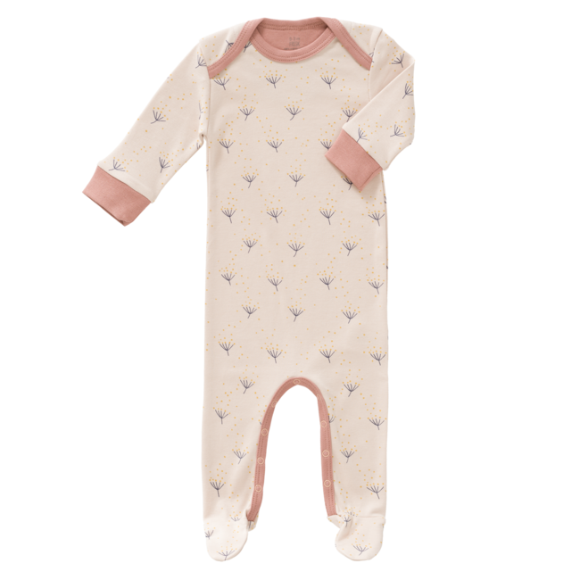 FRESK pyjama met voet dandelion 0-3m