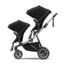 THULE sleek stroller midnight black (aluminium) with bassinet
