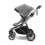 THULE sleek stroller grey melange (aluminium) with bassinet