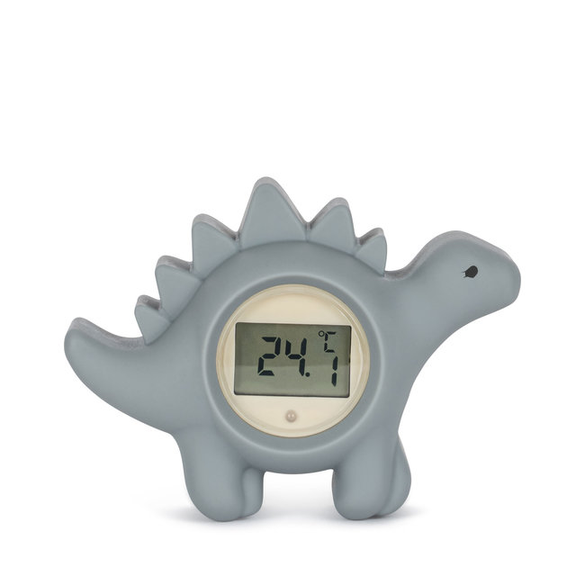 KONGES SLOJD silicone dino thermometer quarry blue