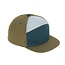 LÄSSIG kids skater cap olive/blue/grey