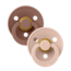 BIBS 2-pack symmetrical pacifier size 1 (woodchuck/blush)