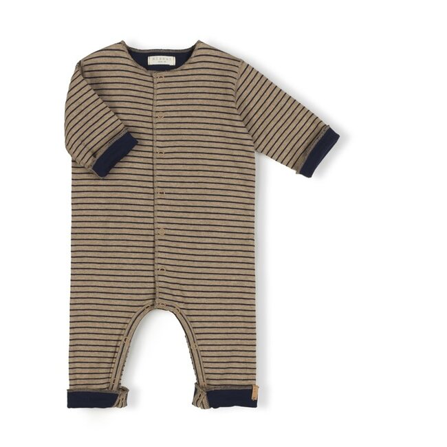 NIXNUT born onesie night stripe