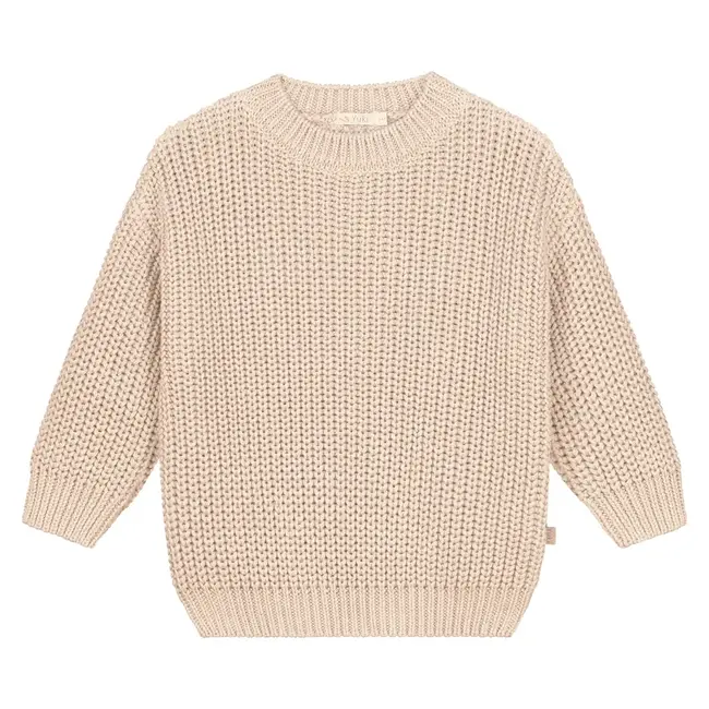 YUKI KIDSWEAR chunky knitted sweater moon