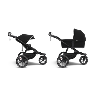 THULE urban glide 2 dark shadow grey + bassinet