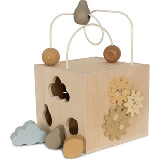 KONGES SLOJD wooden activity cube FSC