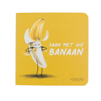 HÖNGRY gaan met die banaan kartonboek