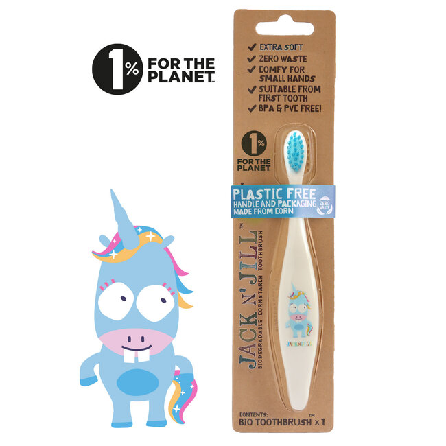 JACK N' JILL bio toothbrush unicorn