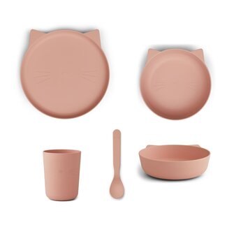 LIEWOOD paul tableware sat  cat rose blush