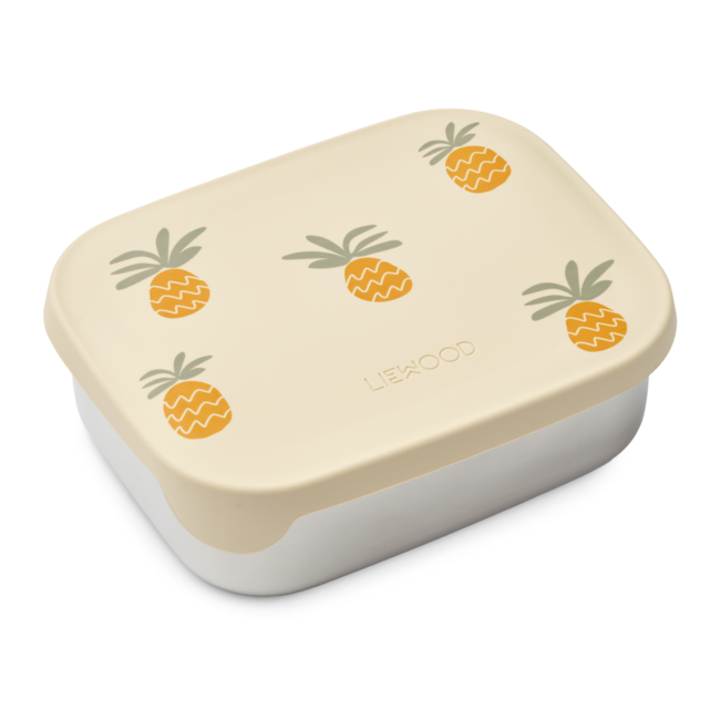 LIEWOOD arthur lunchbox pineapples/cloud cream