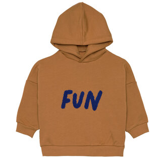 LÄSSIG kids hoodie GOTS little gang fun caramel