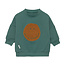 LÄSSIG kids sweater GOTS little gang smile ocean green