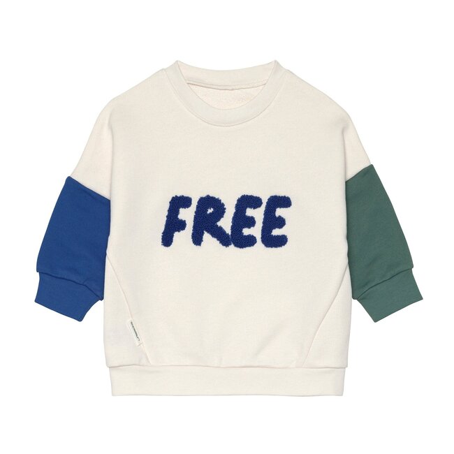 LÄSSIG kids sweater GOTS little gang free milky