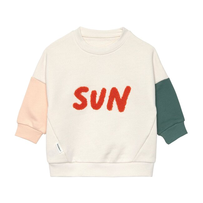 LÄSSIG kids sweater GOTS little gang sun milky