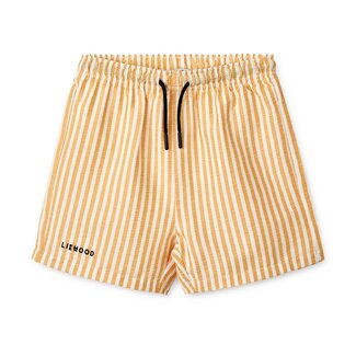 LIEWOOD duke stripe board shorts yellow mellow