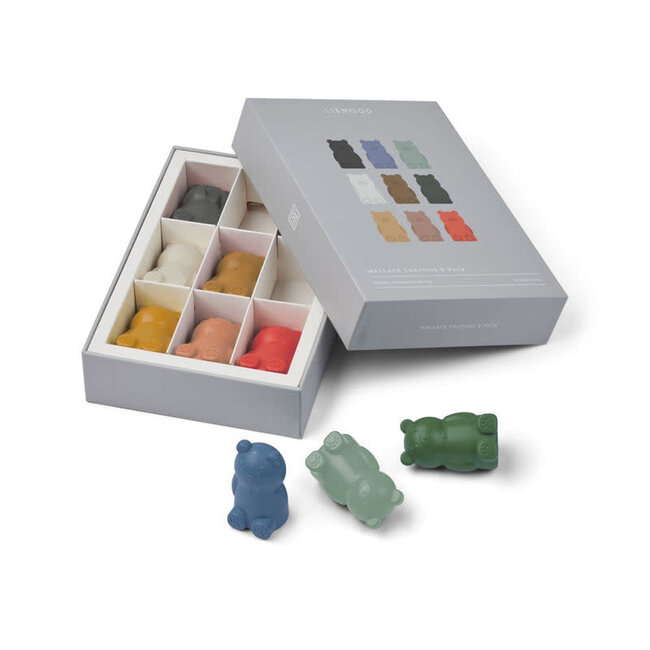 LIEWOOD wallace crayons 9-pack multimix