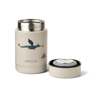 LIEWOOD nadja food jar little dragon/dark sandy