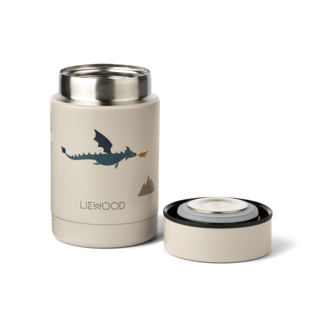 LIEWOOD nadja food jar little dragon/dark sandy