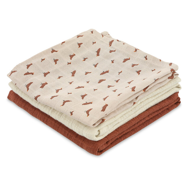 TRIXIE tetradoek 3-pack babbling birds 55x55cm