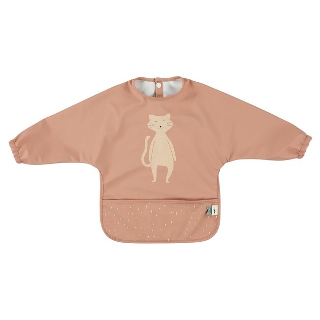 TRIXIE waterproof long sleeve bib mrs cat