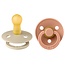 BIBS 2-pack round pacifier size 1 (vanilla/peach)