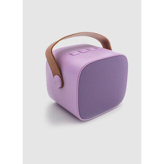 LALARMA karaoke set - wireless speaker & microphone purple