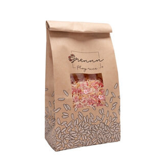 GRENNN speelrijst 500gr pink flower mix