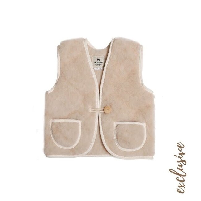 ALWERO exclusive bodywarmer alpen junior onion beige