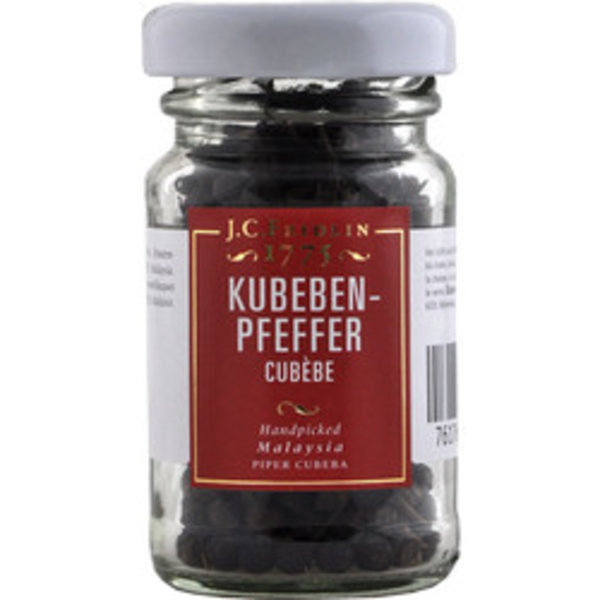 J.C. Fridlin Kubebenpfeffer ganz 20g im Glas