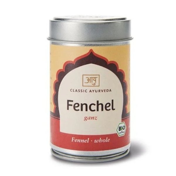 Classic Ayurveda Fenchel, ganz, Bio, 70g