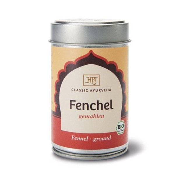 Ayurveda Fenchel, gemahlen, Bio, 50g